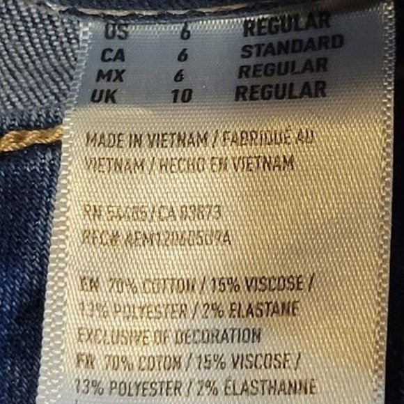 American Eagle Women's 6R Distressed Super High Rise Jegging (28x27.5") - Picture 7 of 10